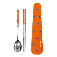 LiLFANT 三養拉麵 成人用簡約不鏽鋼餐具盒組 SM7132, 混合色, 單品, 1個