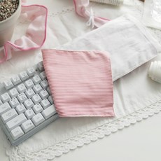 CASA VERDE Harris 條紋布質鍵盤防塵罩 基本款, 紅色