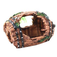 몬스펫 어항 빈티지 은신처 우드, 1개