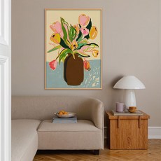 melting studio. 層次色調室內裝飾畫框 17 Tulip Morning