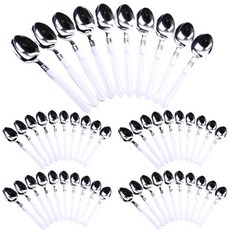 Partyhae 居家派對擺盤湯匙 10入, 5個, 白色