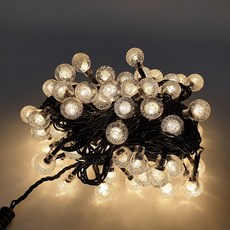 GIB LED水晶櫻桃燈泡 記憶型 100燈, 黑線 暖白光