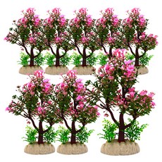 아쿠아테라 어항장식 중경 인조수초 AT505T, 혼합색상