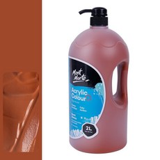 Mont Marte 蒙瑪特 darumi丙烯酸吐體散裝21 ocher顏色, 1 種顏色, 2L