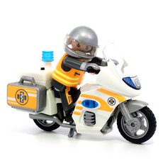 playmobil 摩比人 緊急摩托車圖 70051, 1個