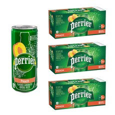 페리에 탄산음료 피치향, 30개, 250ml