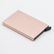 收納商務名片盒, 淡粉紅色, 1個