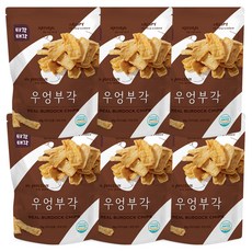 TigakTaegak 炸牛蒡脆片, 60克, 6個