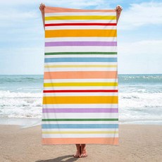 Sonio 度假超細纖維海灘巾 80 x 160 cm, TYPE05, 1個