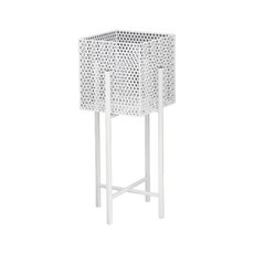 스탠드 장식 화분받침대 거치대 랙 소형 YT_RA1403, 화이트, 1개