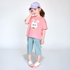 MARI N MORI 兒童透氣Shy Friends T恤