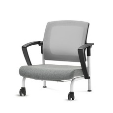 체어포커스 슬라이딩 좌식의자 C530, 블랙(팔걸이) + 그레이(등받이) + 고급 그레이(방석), 1개