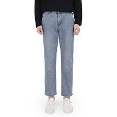 DAKUANG 男款腰部舒適優質錐形內鬆緊帶彈性水洗牛仔褲 D07K6_pj2975