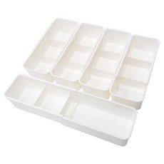 elelliving 長度調節生活抽屜收納整理箱 基本型, 5個