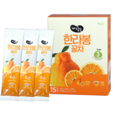 JEJU DAMUM 濟州漢拏峰柑橘蜂蜜茶隨身包, 25g, 15條, 1盒