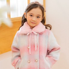 Lalaamang 女童 Sweetie 格紋大衣