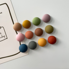 恩熙魔法 可愛多用途冰箱磁鐵墊 12入組, 隨機出貨