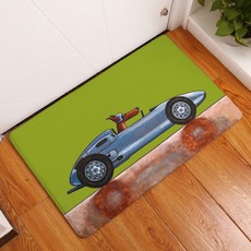 Allove Home 狗狗賽車門墊, TYPE14