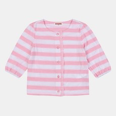 COCORITA 女童七分袖條紋開襟衫 CECK204E1