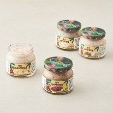 cle 중기 7~8개월 한우애호박죽 150g + 양송이콩소메죽 150g + 귀리순두부죽 150g + 녹미새송이감자죽 150g 클레 이유식 A 세트, 1세트