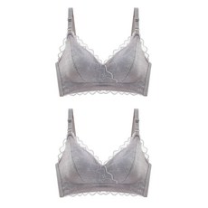 花邊透氣哺乳內衣 2入