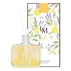 유멜 프리저브드 디퓨저 + 화이트 섬유스틱 3p, 스윗한라봉, 200ml, 1개