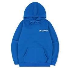 언탭트 남성용 S~3XL 빅사이즈 네이밍로고 기모 후드티셔츠