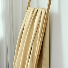 大成纖維 經收邊處理三層遮光布料, 1個, 黃米色