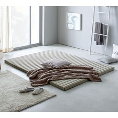 하포스 1단 마블텍스 토퍼 매트리스, 베이지, 50mm