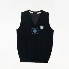 校服Mall藍色菱形紋校服背心