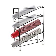 Cafe Club咖啡紙杯架 09 Frame大容量 4排, 黑色, 1個