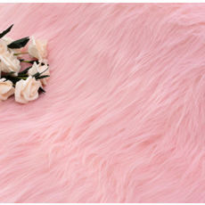 Inrich 柔軟奢華絲綢背景布 粉紅色毛絨 160 x 100 cm, 1個, 單一商品
