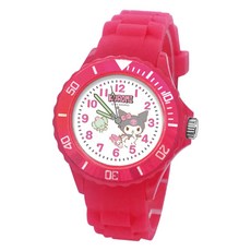 Sanrio 三麗鷗 兒童手錶, 日本原裝機芯, 電腦精細彩色印刷, 殼寬(含龍頭)3.6cm + 錶帶長23.5cm, 庫洛米