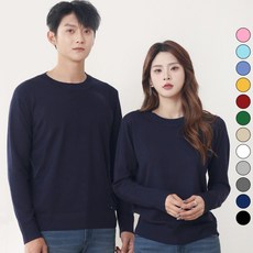 TURNKEY 男女通用大尺碼簡約圓領彈性針織T恤 FT-082