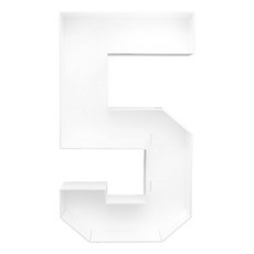 파티팡 벌룬 데코박스 숫자, 5, 1개