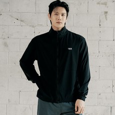 TUBE TREE 男款可調式抽繩高領拉鍊防磨衣多功能防風外套 A9205