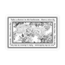 EVER HOUSE 北歐花卉矽藻土腳踏墊, B款, 1個