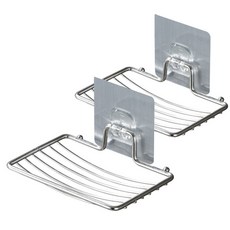 PICKYPICKS 不鏽鋼肥皂架, 2個, 銀色