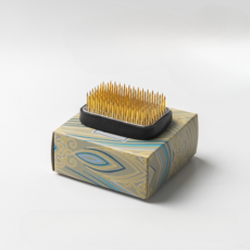 올쉴드 원예 꽃 지지대 꽃꽂이 사각형 구리 바늘 침봉 18 5.3 x 3.5 x 1 cm 135g, 1개