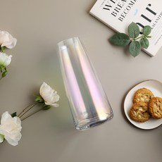 Samho Glass 蓬鬆一束極光玻璃花瓶 SH18014, 透明