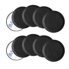 OLIVO 手機PU皮革鋼片磁吸支架 1.25mm 圓形, 10個, 黑色