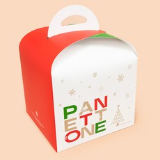 JPackTory 聖誕節潘妮朵尼麵包包裝盒, 25個, 印刷