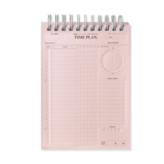 PLEPIC Press A6 Check Pad Time Plan 恆動型, 粉色的