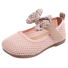 KIZTREE 女童絲帶網眼平底鞋 SZ-407