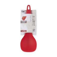 KAI 貝印 KITCHEN DH-8165 尼龍小湯杓, 紅色, 1入