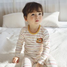 코디아이 아동용 드리즐베어 싱글 스판 내의 상하의 세트