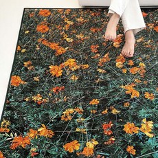 러움 야생화 소프티 발수 러그