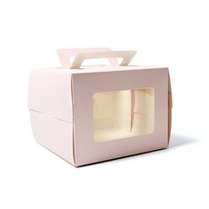 Picnic & Package 迷你開窗蛋糕盒, 粉紅色, 30個