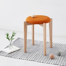 마켓비 ANNZY 46 스툴 4p, 오렌지