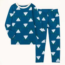 mollimelli Friends 幼兒B花卉室內家居服套裝